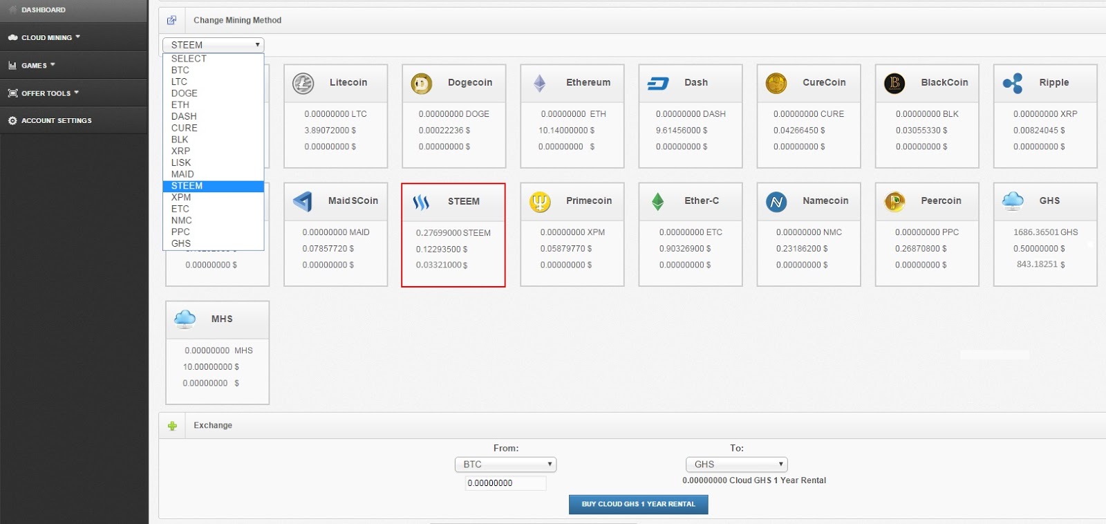 cryptocurrency cloud mining software